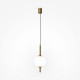 Maytoni-Z020PL-L6BS3K - The Sixth Sense - Brass LED Pendant with White Glass