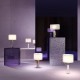 - Bianco - Natural Stone & Brass Table Lamp with White Shade Maytoni-Z030TL-01BS - Bianco - Natural Stone & Brass Table Lamp with White Shade