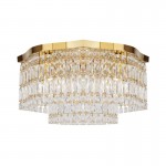Dune - Gold 6 Light Ceiling Lamp with Crystal Dune - Gold 6 Light Ceiling Lamp with Crystal