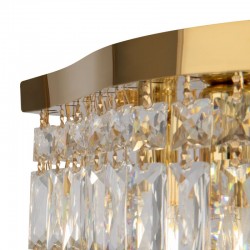 Dune - Gold 6 Light Ceiling Lamp with Crystal Dune - Gold 6 Light Ceiling Lamp with Crystal