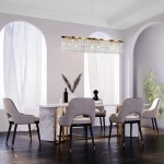 Dune - Gold 6 Light over Island Fitting with Crystal Dune - Gold 6 Light over Island Fitting with Crystal