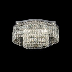 Dune - Crystal & Chrome 10 Light Ceiling Lamp Dune - Crystal & Chrome 10 Light Ceiling Lamp
