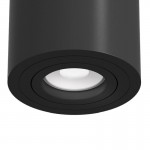 Atom - Adjustable Surface-Mounted Black Spotlight Ø 8.5 cm