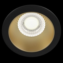Share - Black & Gold Recessed Downlight Ø 8.6 cm