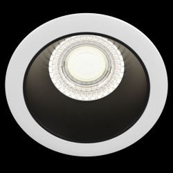 Share - White & Black Recessed Downlight Ø 8.6 cm