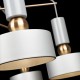 Ceiling Lights - Void - Grey & Antique Brass 6 Light Centre Fitting Maytoni-MOD030PL-06GR - Void - Grey & Antique Brass 6 Light Centre Fitting