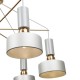 Ceiling Lights - Void - Grey & Antique Brass 6 Light Centre Fitting Maytoni-MOD030PL-06GR - Void - Grey & Antique Brass 6 Light Centre Fitting