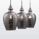 Kitchen Lights - Blues - Smoky Glass 3 Light Over Island Fitting -Crystal Maytoni-MOD033-PL-03-N - Blues - Smoky Glass 3 Light Over Island Fitting -Crystal