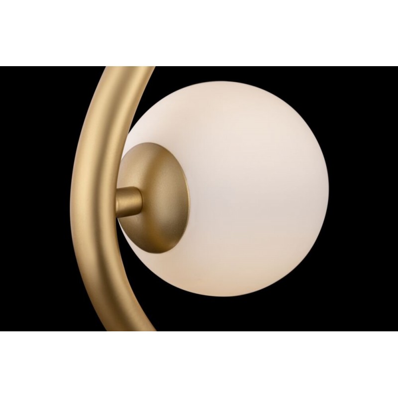 Table & Floor Lamp - Uva - White & Matt Gold 3 Light Table Lamp Maytoni-MOD059TL-03G - Uva - White & Matt Gold 3 Light Table Lamp