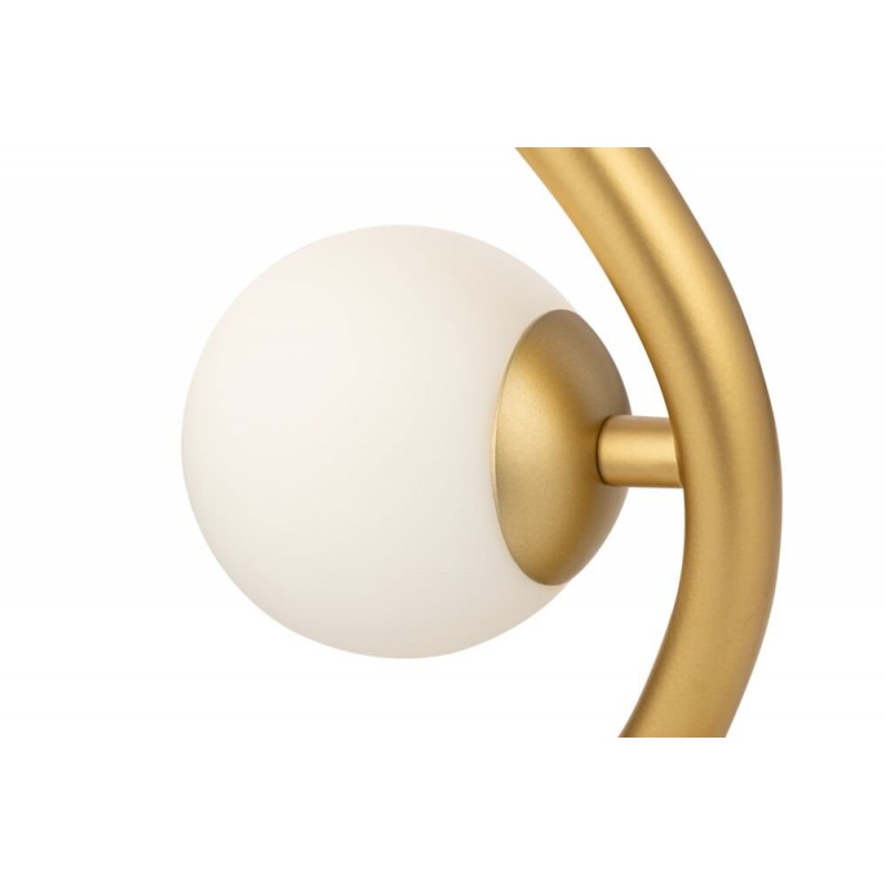 Table & Floor Lamp - Uva - White & Matt Gold 3 Light Table Lamp Maytoni-MOD059TL-03G - Uva - White & Matt Gold 3 Light Table Lamp