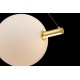 Kitchen Lights - Freccia - LED White Glass & Gold over Island Fitting Maytoni-MOD063PL-L30G3K - Freccia - LED White Glass & Gold over Island Fitting