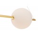 Kitchen Lights - Freccia - LED White Glass & Gold over Island Fitting Maytoni-MOD063PL-L30G3K - Freccia - LED White Glass & Gold over Island Fitting