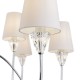 Ceiling Lights - Florero - White Fabric Shade & Chrome 12 Light Centre Fitting Maytoni-MOD078PL-12CH - Florero - White Fabric Shade & Chrome 12 Light Centre Fitting