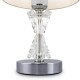Table & Floor Lamp - Florero - White Fabric Shade & Chrome Small Table Lamp Maytoni-MOD078TL-01CH - Florero - White Fabric Shade & Chrome Small Table Lamp
