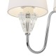 Wall Lights - Florero - White Fabric Shade & Chrome Single Wall Lamp Maytoni-MOD078WL-01CH - Florero - White Fabric Shade & Chrome Single Wall Lamp