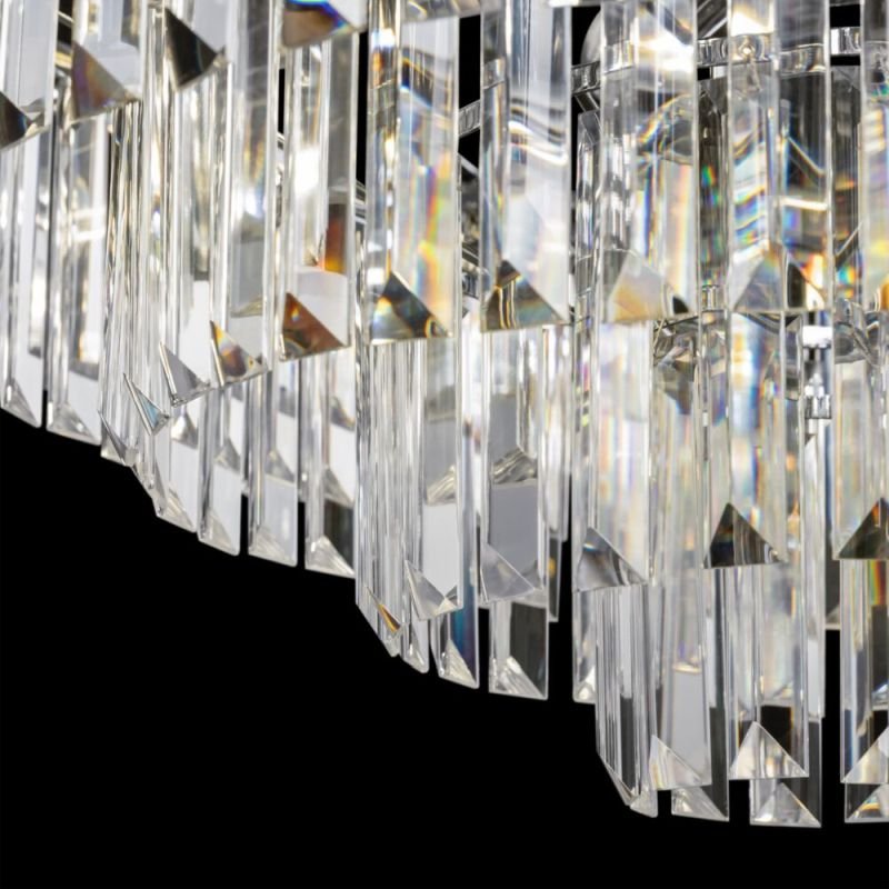 Crystal & Acrylic - Revero - Crystal & Painted Chrome 16 Light Chandelier Maytoni-MOD085PL-16CH - Revero - Crystal & Painted Chrome 16 Light Chandelier