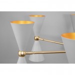 Vesper - White & Gold 14 Light Centre Fitting Vesper - White & Gold 14 Light Centre Fitting