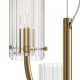 Maytoni-MOD223PL-03BS - Arco - Ribbed Glass & Brass 3 Light Centre Fitting