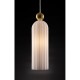 Maytoni-MOD302PL-01W - Antic - Frosted Ribbed Glass & Gold Pendant