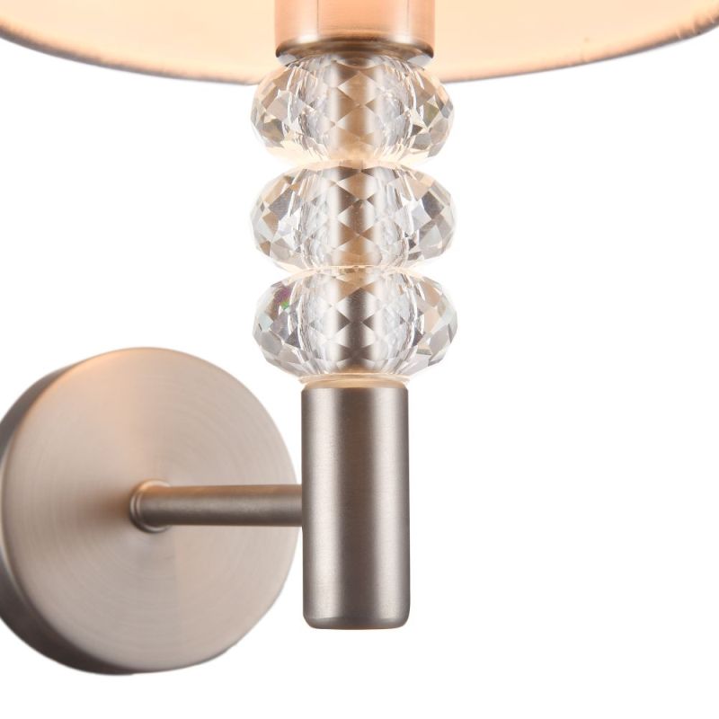 Wall Lights - Lincoln - White & Nickel Wall Lamp Maytoni-MOD527WL-01N - Lincoln - White & Nickel Wall Lamp