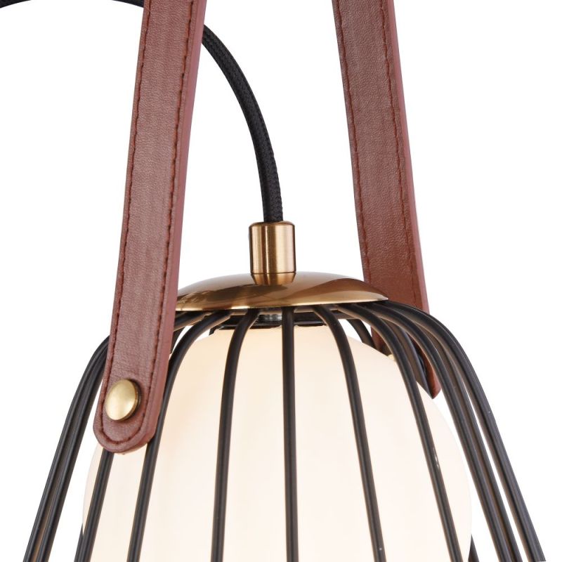 Wall Lights - Indiana - Vintage Black & White Glass Wall Lamp Maytoni-MOD544WL-01B - Indiana - Vintage Black & White Glass Wall Lamp