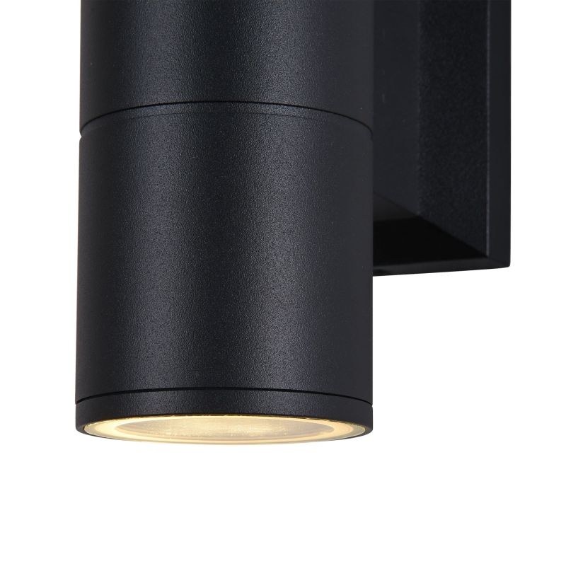 Maytoni-O574WL-02B - Bowery - Outdoor Black Up&Down Wall Lamp