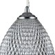 Ceiling Lights - Moreno - Silver Textured Glass Single Pendant Maytoni-P018-PL-01-N - Moreno - Silver Textured Glass Single Pendant