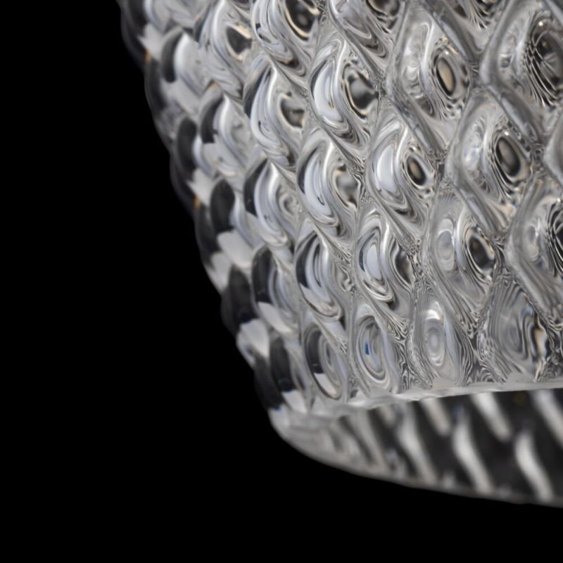 Ceiling Lights - Tommy - Clear Textured Glass Big Pendant Maytoni-P044PL-01B - Tommy - Clear Textured Glass Big Pendant