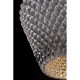 Ceiling Lights - Tommy - Silver Textured Glass Big Pendant Maytoni-P054PL-01B - Tommy - Silver Textured Glass Big Pendant