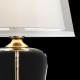 Maytoni-Z005TL-01BS - Verre - Double White Shade & Clear Glass Table Lamp