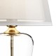 Maytoni-Z005TL-01BS - Verre - Double White Shade & Clear Glass Table Lamp