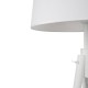 Maytoni-Z177FL-01W - Calvin - White Tripod Floor Lamp with White Cotton Shade