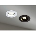 Atom - Adjustable White Recessed Downlight Ø 9.2 cm