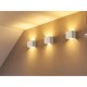 Maytoni-O572WL-L6W - Fulton - LED Square White Up&Down Wall Lamp