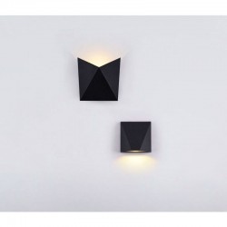 Beekman - Outdoor Black Single LED Wall Lamp