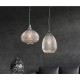 Ceiling Lights - Moreno - Silver Textured Glass Single Pendant Maytoni-P019-PL-01-N - Moreno - Silver Textured Glass Single Pendant