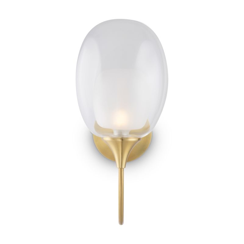 Maytoni-MOD016WL-01BS - Aura - Brass Wall Lamp with Unique Glass Shades