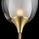 Maytoni-MOD016WL-01BS - Aura - Brass Wall Lamp with Unique Glass Shades