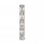 Puntes - Chrome 8 Light Floor Lamp with Crystal Puntes - Chrome 8 Light Floor Lamp with Crystal
