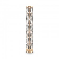 Puntes - Gold 8 Light Floor Lamp with Crystal Puntes - Gold 8 Light Floor Lamp with Crystal