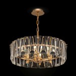 Puntes - Gold 6 Light Pendant with Crystal Puntes - Gold 6 Light Pendant with Crystal
