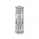 Puntes - Chrome 2 Light Table Lamp with Crystal Puntes - Chrome 2 Light Table Lamp with Crystal