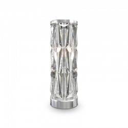 Puntes - Chrome 2 Light Table Lamp with Crystal Puntes - Chrome 2 Light Table Lamp with Crystal