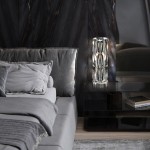 Puntes - Chrome 2 Light Table Lamp with Crystal Puntes - Chrome 2 Light Table Lamp with Crystal
