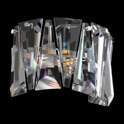 Puntes - Chrome Wall Lamp with Crystal Puntes - Chrome Wall Lamp with Crystal