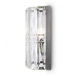 Facet - Chrome Wall Lamp with Crystal Facet - Chrome Wall Lamp with Crystal