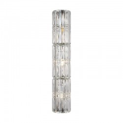 Facet - Chrome 3 Light Wall Lamp with Crystal
