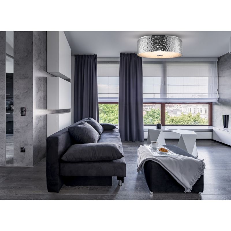 Wall Lights - Ripple - Decorative Frosted Glass & Chrome Wall Lamp Maytoni-MOD096WL-01CH - Ripple - Decorative Frosted Glass & Chrome Wall Lamp
