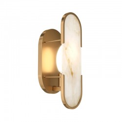 Marmo - Gold Wall Lamp with Natural Stone Marmo - Gold Wall Lamp with Natural Stone