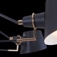 Ceiling Lights - Abigail - Black & Gold 6 Light Ceiling Lamp Maytoni-MOD134PL-06B - Abigail - Black & Gold 6 Light Ceiling Lamp